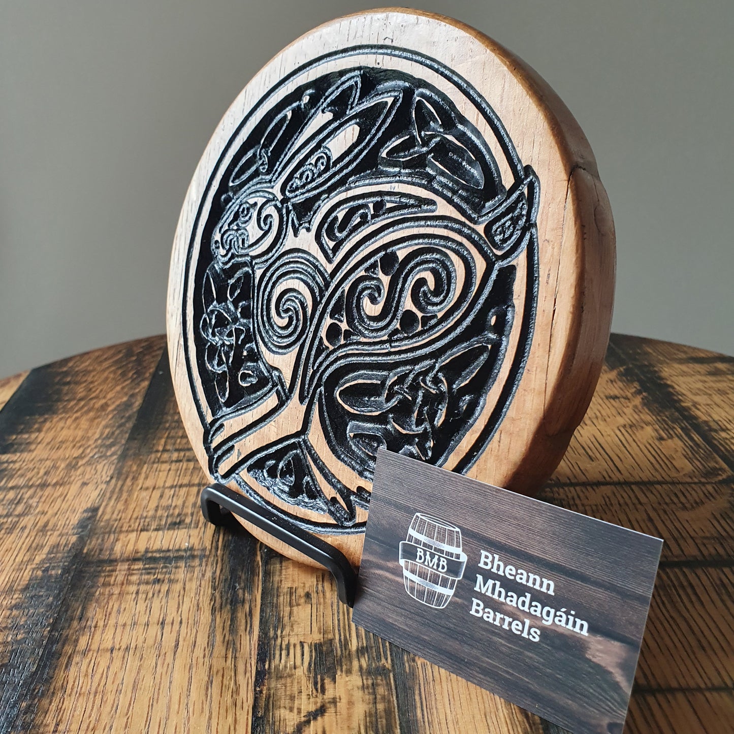 Crann Bethadh - Tree of life carved plaque
