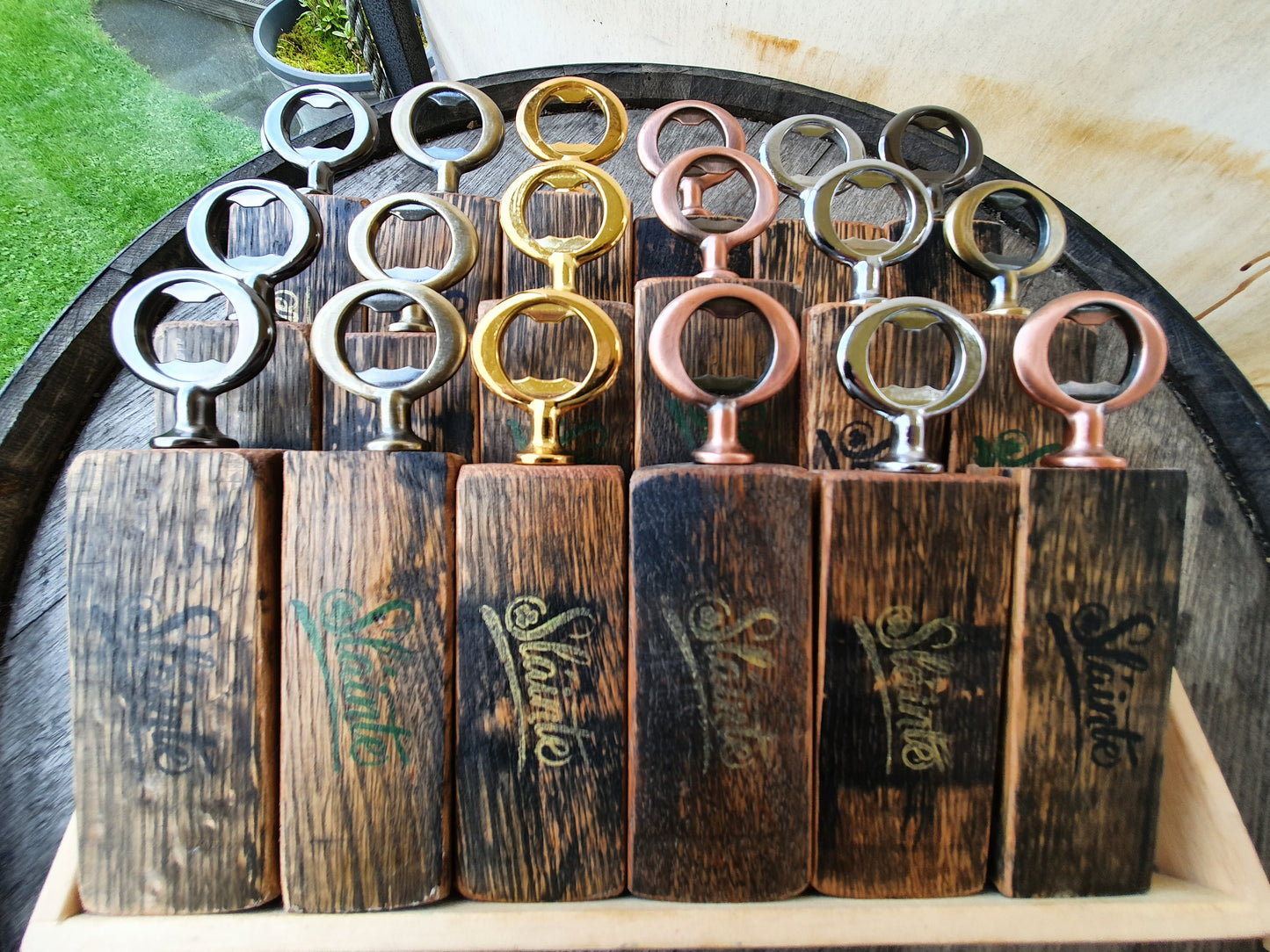 BarrelPop – Handcrafted Whiskey Stave Bottle Opener