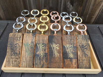 BarrelPop – Handcrafted Whiskey Stave Bottle Opener