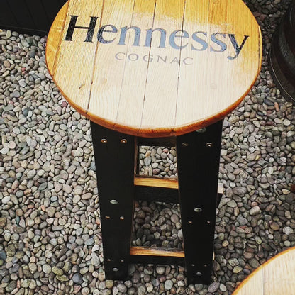 The Whiskey Barrel Bar Set – Oak Barrel Table with 3 High Stools